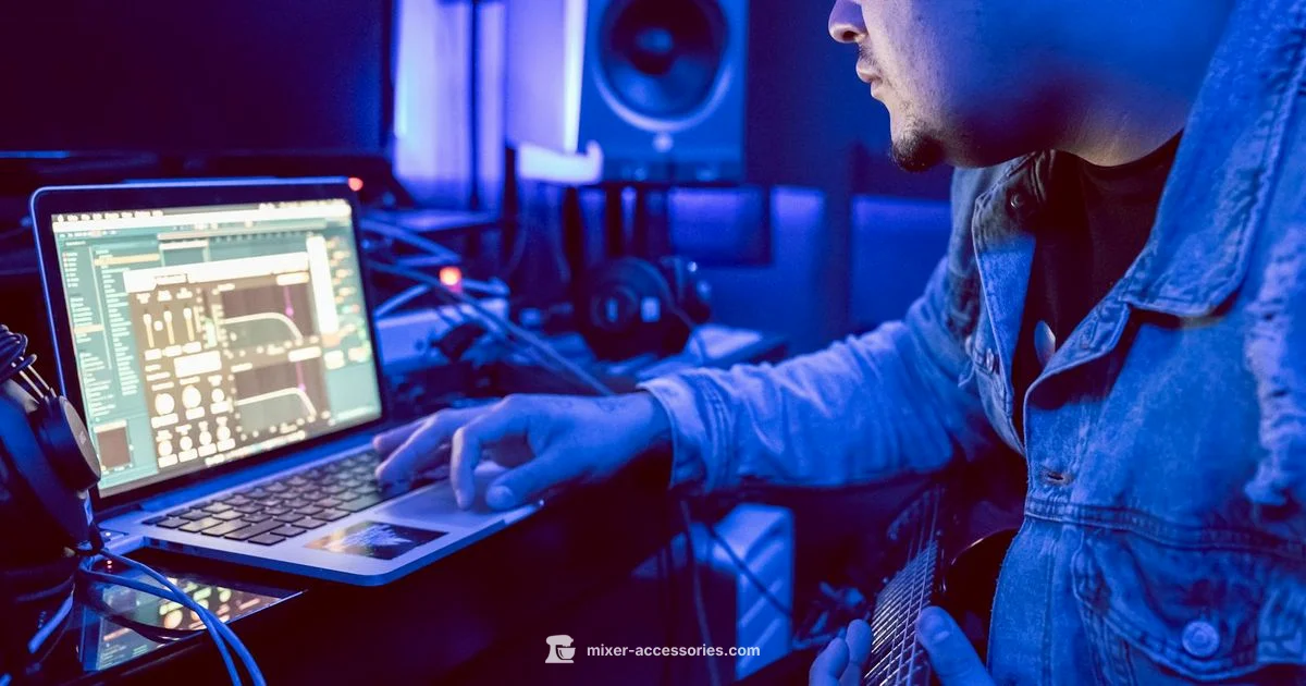 GarageBand Mixer View GarageBand Mixer View - Mixer Accessories