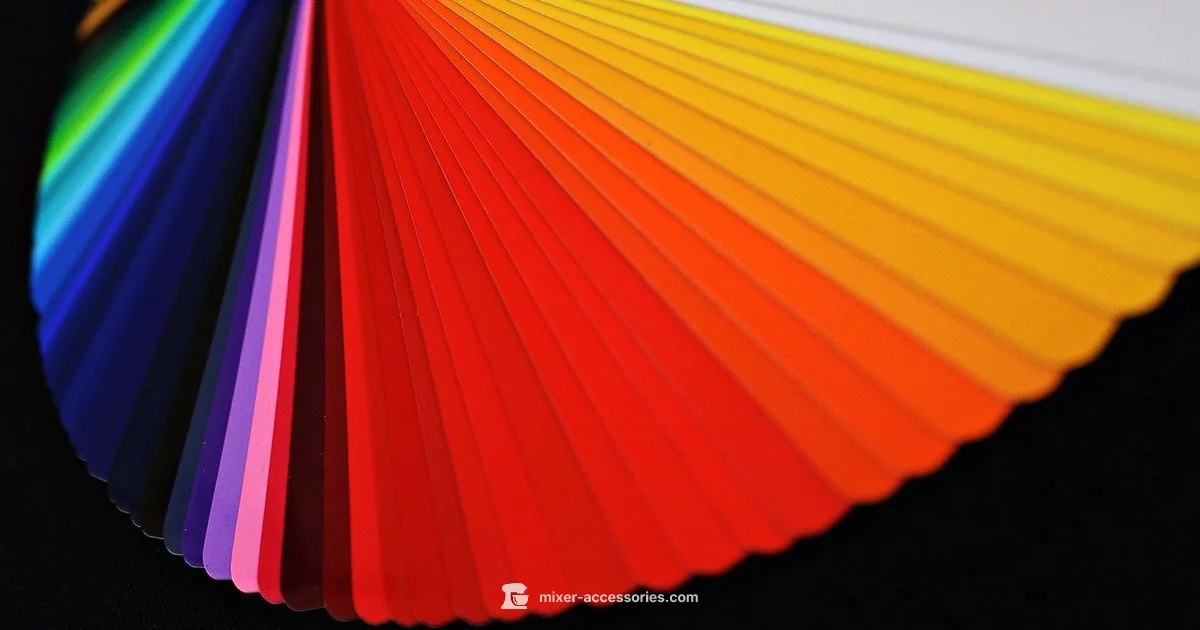 Color Mixing Guide - Mixer Accessories