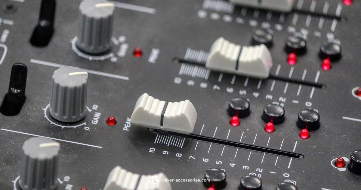 Powered Mixer Setup - Mixer Accessories