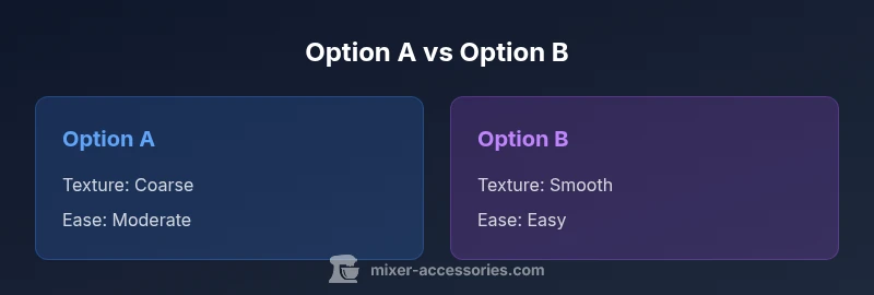 Comparison of mashed potato attachments