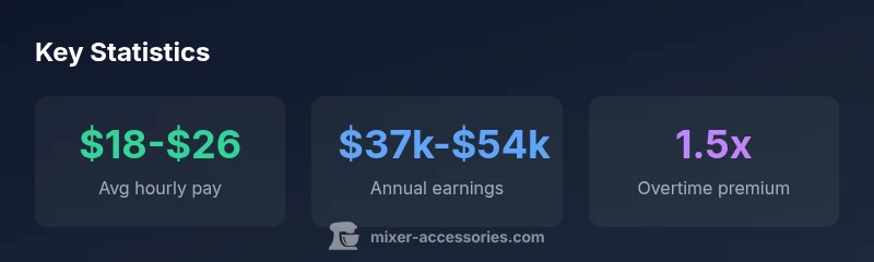 Salary infographic for paint mixer roles