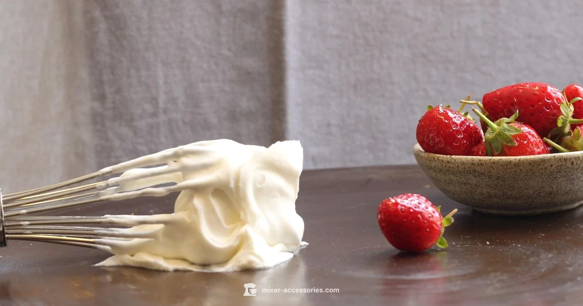 Whipped Cream, No Mixer - Mixer Accessories