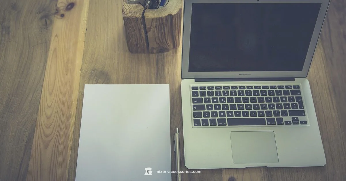 Music Mixer Program Guide - Mixer Accessories