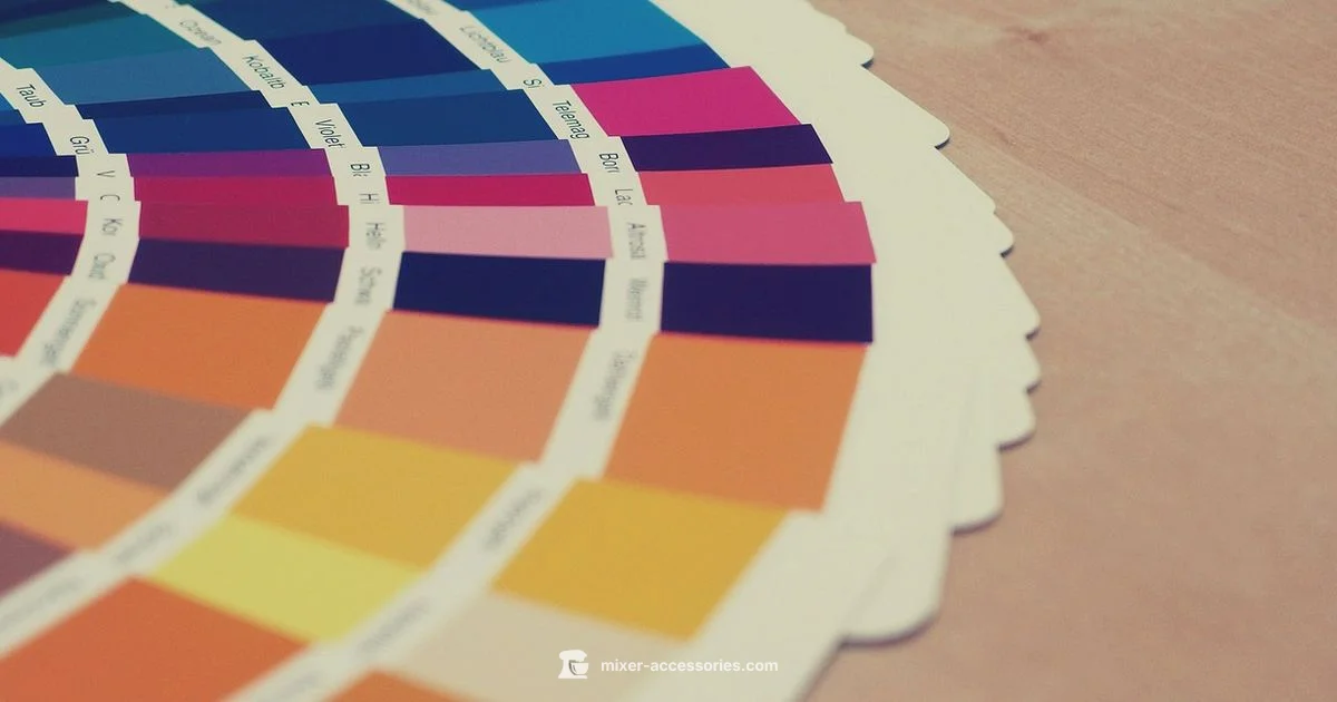 Color Mixer Basics - Mixer Accessories