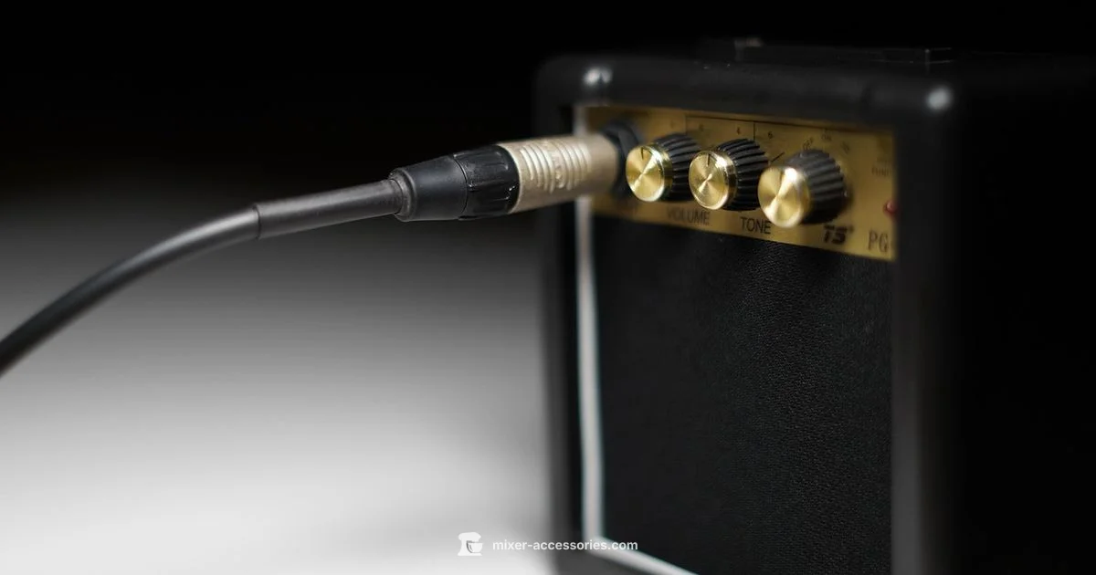 Mixer to Amp Setup - Mixer Accessories