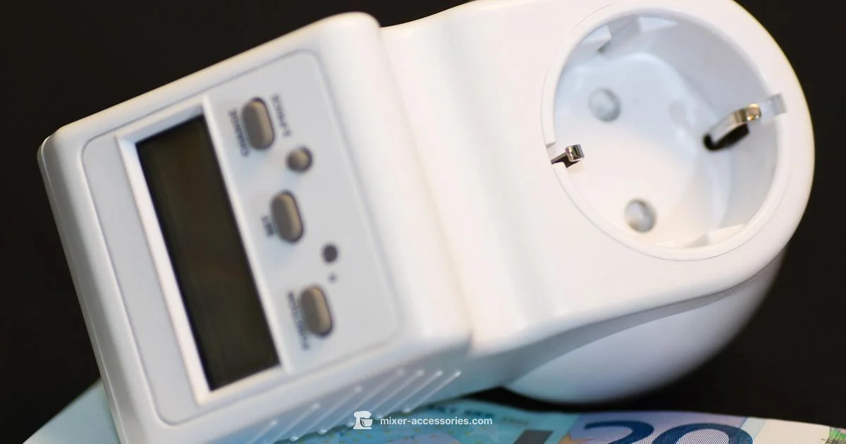 Energy Use of Mixers - Mixer Accessories