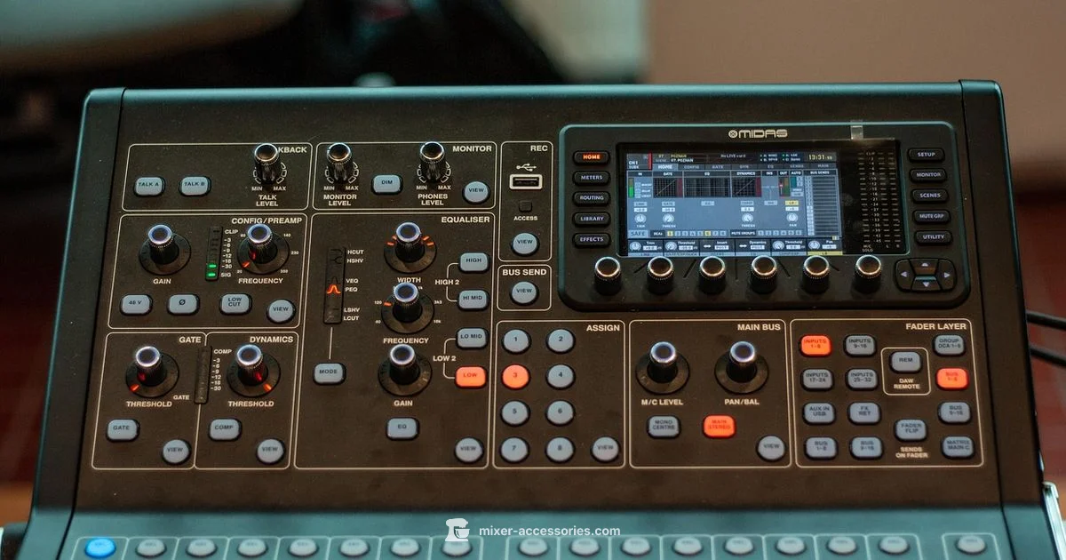 Mixer Setup - Mixer Accessories